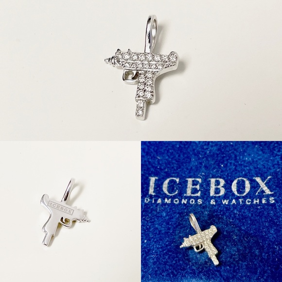 Icebox Accessories Icebox Uzi Diamond Pendant 4k Gold Poshmark